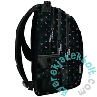 Minnie Mouse ergonomikus iskolatáska, hátizsák - 3 rekeszes - Fekete, Masnis (DM25XX-276)