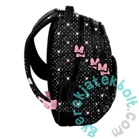 Paso - Minnie Mouse hátizsák, iskolatáska - 2 rekeszes - Holo Black (DM23VV-278)