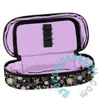 Minnie Mouse ovális tolltartó - Black, Flower (DM25RR-013)