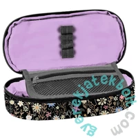 Minnie Mouse ovális tolltartó - Black, Flower (DM25RR-013)