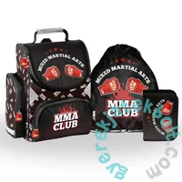 MMA Club ergonomikus iskolatáska szett kihajtható tolltartóval (PP25BO-525-1-szett)