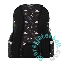 Pandás ergonomikus iskolatáska - 2 rekeszes - szivárványos (PP24PN-565)