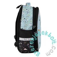 Pandás ergonomikus iskolatáska - 2 rekeszes - szivárványos (PP24PN-565)