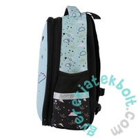 Pandás ergonomikus iskolatáska - 2 rekeszes - szivárványos (PP24PN-565)