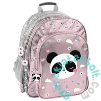 Pandás ergonomikus iskolatáska, hátizsák - 2 rekeszes - With love (PP25PB-090)