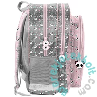 Pandás ergonomikus iskolatáska, hátizsák - 2 rekeszes - With love (PP25PB-090)