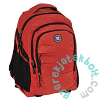 Piros hátizsák, túrazsák - 3 rekeszes