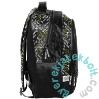 Smiley ergonomikus iskolatáska, hátizsák - 2 rekeszes - Black (SM25LT-260)