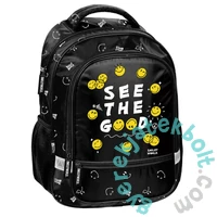 Smiley ergonomikus iskolatáska, hátizsák - 2 rekeszes - See the Good (SM25LU-260)