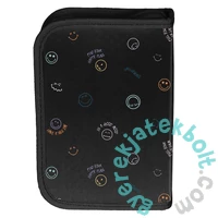 Smiley felszerelt kihajtható tolltartó - Feel Happy Today (SM25LR-P001)