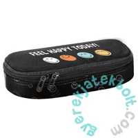 Smiley ovális tolltartó - Feel Happy Today (SM25LR-013)