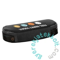 Smiley ovális tolltartó - Feel Happy Today (SM25LR-013)