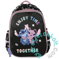 Stitch ergonomikus iskolatáska - 2 rekeszes - Enjoy Time (DS25AA-565)