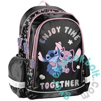 Stitch hátizsák, iskolatáska - 3 rekeszes - Enjoy Time (DS25AA-081)