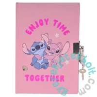 Stitch kulcsos napló A5/96 lap (DS25AA-3556)