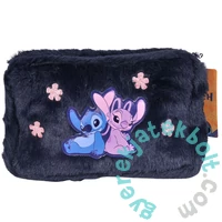 Stitch szőrmés szögletes tolltartó - Sitch Angel (DS25CC-045)