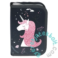 Unikornis felszerelt kihajtható tolltartó - kék-rózsaszín (PP24UC-P001)