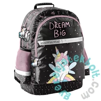 Paso - Unikornis  iskolatáska, hátizsák - 3 rekeszes - Dream Big (PP23UI-116)