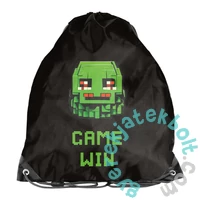 Videójátékos ergonomikus iskolatáska szett felszerelt kihajtható tolltartóval - Pixel Game (PP26ME-525-1-szett)