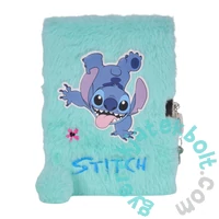 Stitch szőrmés kulcsos napló A5/96 lap - Mint hawaii (DS25DD-3676)