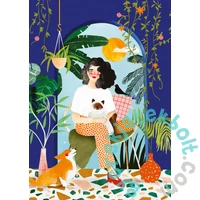 Pieces &amp; Peace 1000 db-os puzzle - Blue Garden (0002)
