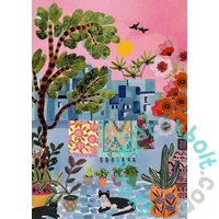 Pieces &amp; Peace 1000 db-os puzzle - Chefchaouen Cats - Morocco (0038)