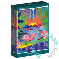 Pieces &amp; Peace 1000 db-os puzzle - Flamants Roses (0013)
