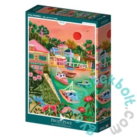 Pieces &amp; Peace 1000 db-os puzzle - Polperro (0104)