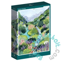 Pieces &amp; Peace 1000 db-os puzzle - Train Travel (0027)