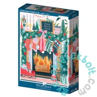 Pieces &amp; Peace 500 db-os puzzle - Christmas Fireplace (0118)