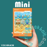 Pieces &amp; Peace 96 db-os Mini puzzle - Mini Beach Huts (0310)