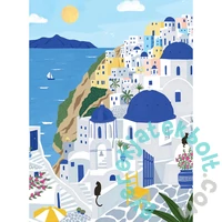 Pieces &amp; Peace 96 db-os Mini puzzle - Santorin (0307)