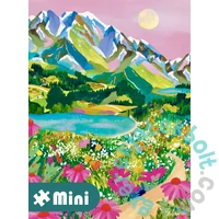 Pieces and Peace 96 db-os Mini puzzle - Lever de Soleil sur les Alpes (0276)