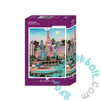 Pieces and Peace 96 db-os Mini puzzle - Chicago (0278)