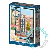 Pieces &amp; Peace 500 db-os puzzle - Amsterdam from a Coffee Shop (0084)