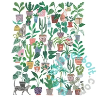 Pieces &amp; Peace 500 db-os puzzle - Cats and Plants (0091)