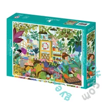 Pieces &amp; Peace 2000 db-os puzzle - My Happy Place is in the Greenhouse (0169)