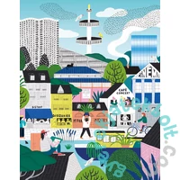 Pieces &amp; Peace 1000 db-os puzzle - Rennes City (0098)