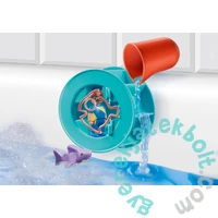 Playmobil 1.2.3 - Aqua - Vízimalom kerék bébicápával játékszett