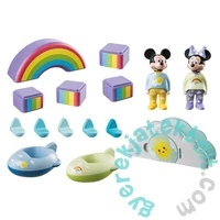 Playmobil 1.2.3 - Disney - Mickey és Minnie felhő otthona játékszett