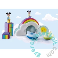 Playmobil 1.2.3 - Disney - Mickey és Minnie felhő otthona játékszett