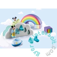 Playmobil 1.2.3 - Disney - Mickey és Minnie felhő otthona játékszett