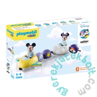 Playmobil 1.2.3 - Disney - Mickey és Minnie felhőrepülővel játékszett