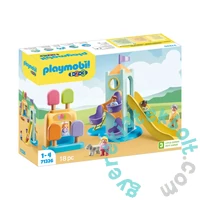 Playmobil 1.2.3 - Élménytorony fagyistanddal játékszett