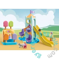 Playmobil 1.2.3 - Élménytorony fagyistanddal játékszett