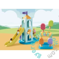 Playmobil 1.2.3 - Élménytorony fagyistanddal játékszett
