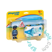 Playmobil 1.2.3 - Rendőrségi kisautó játékszett