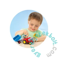 Playmobil 1.2.3 - Traktor utánfutóval játékszett