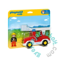Playmobil 1.2.3 - Tűzoltásra készülök játékszett