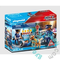 Playmobil 6878 City Action Rendőrségi útzár játékszett